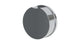 Foundry One Handle Wall Mount Diverter/Volume Control Shower Trim with Barrel Knob Handle in Polished Chrome