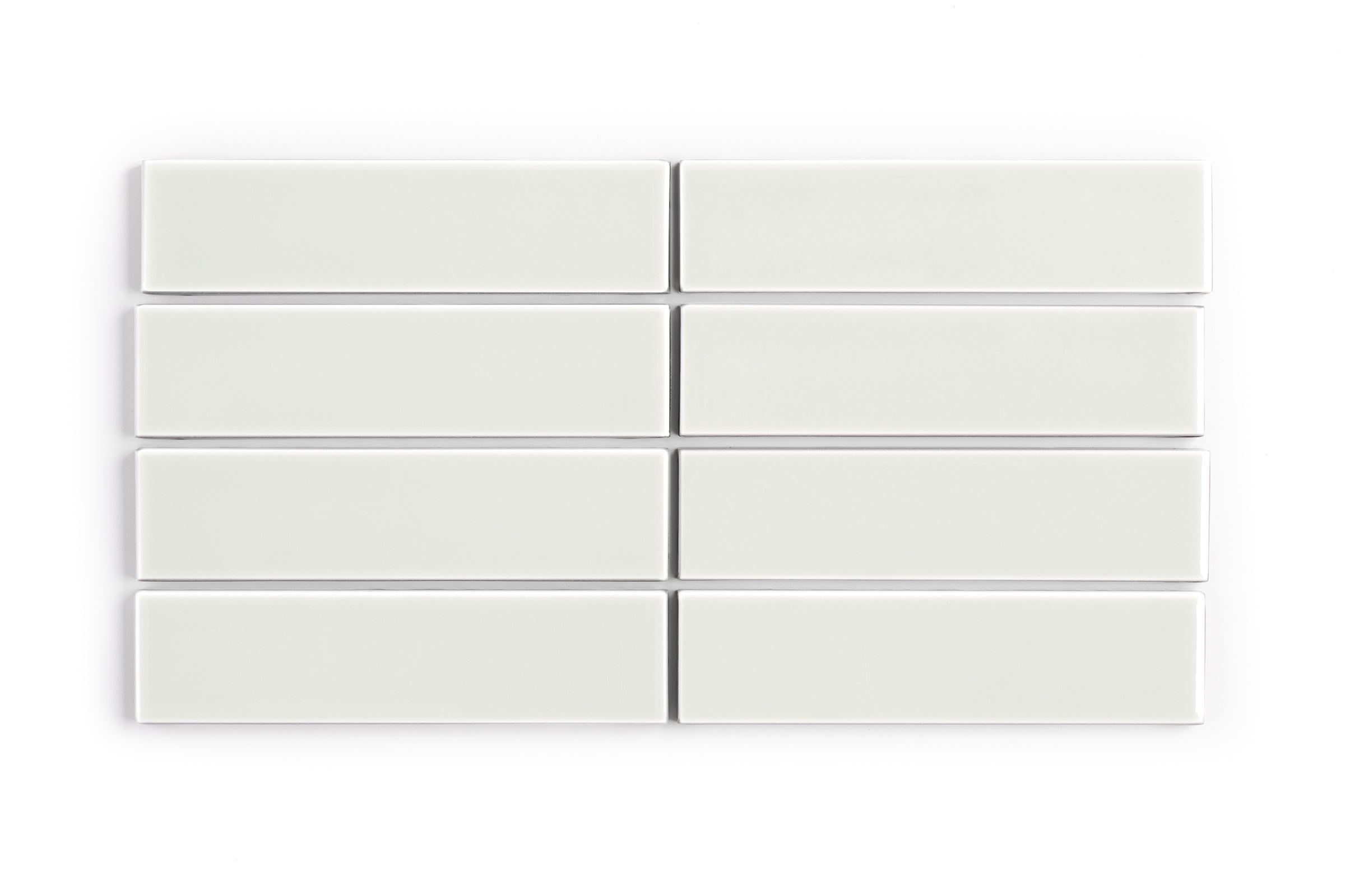 Limewash 2x8 Gloss Original Ceramic Tile - Fireclay Tile