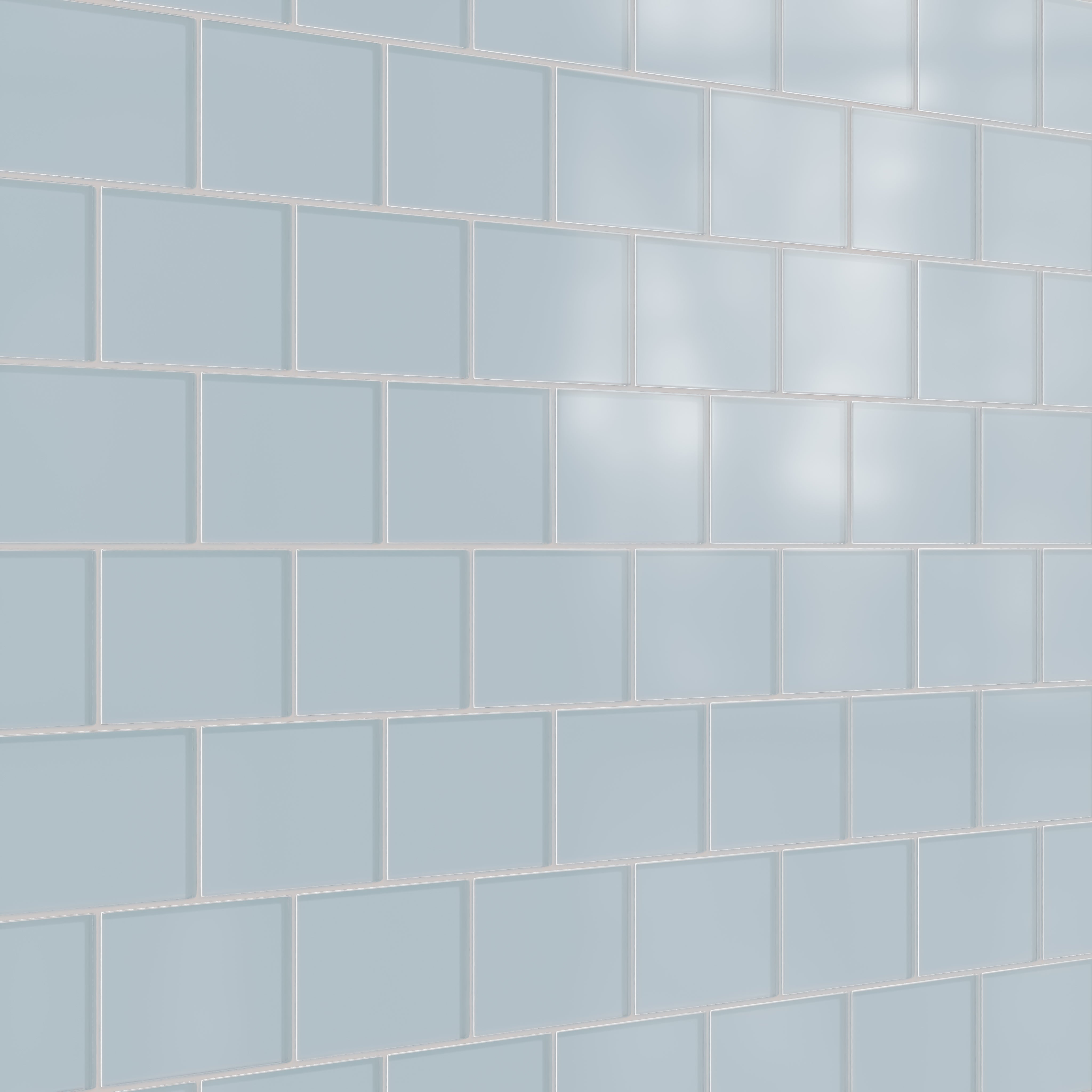 4x6 Glass Tile in Partridge Matte