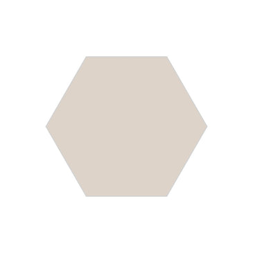 8" Hexagon Original Ceramic Tile in Sand Dune Matte