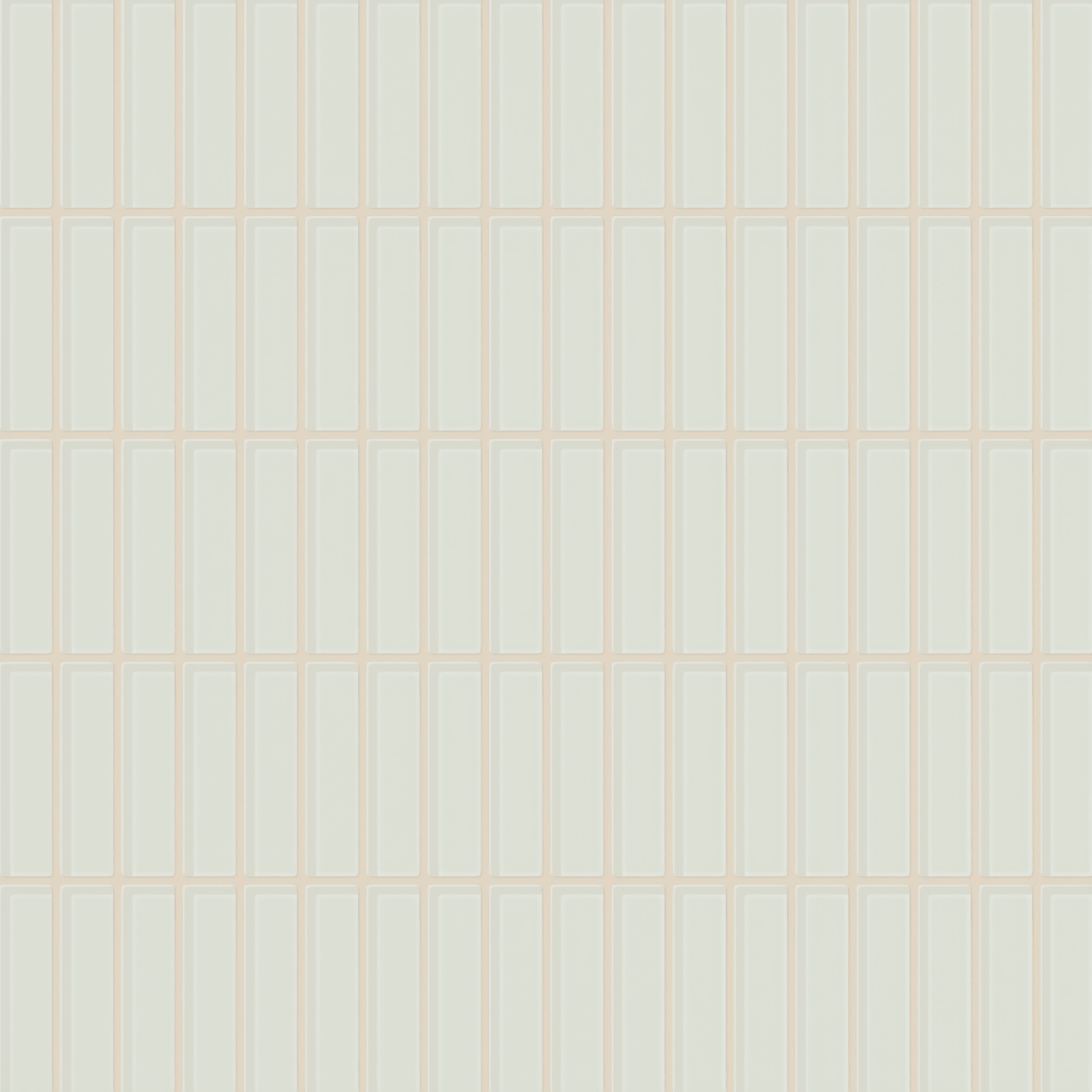 1x4 Straight Set Sheeted Glass Mosaic Tile in Flycatcher Gloss