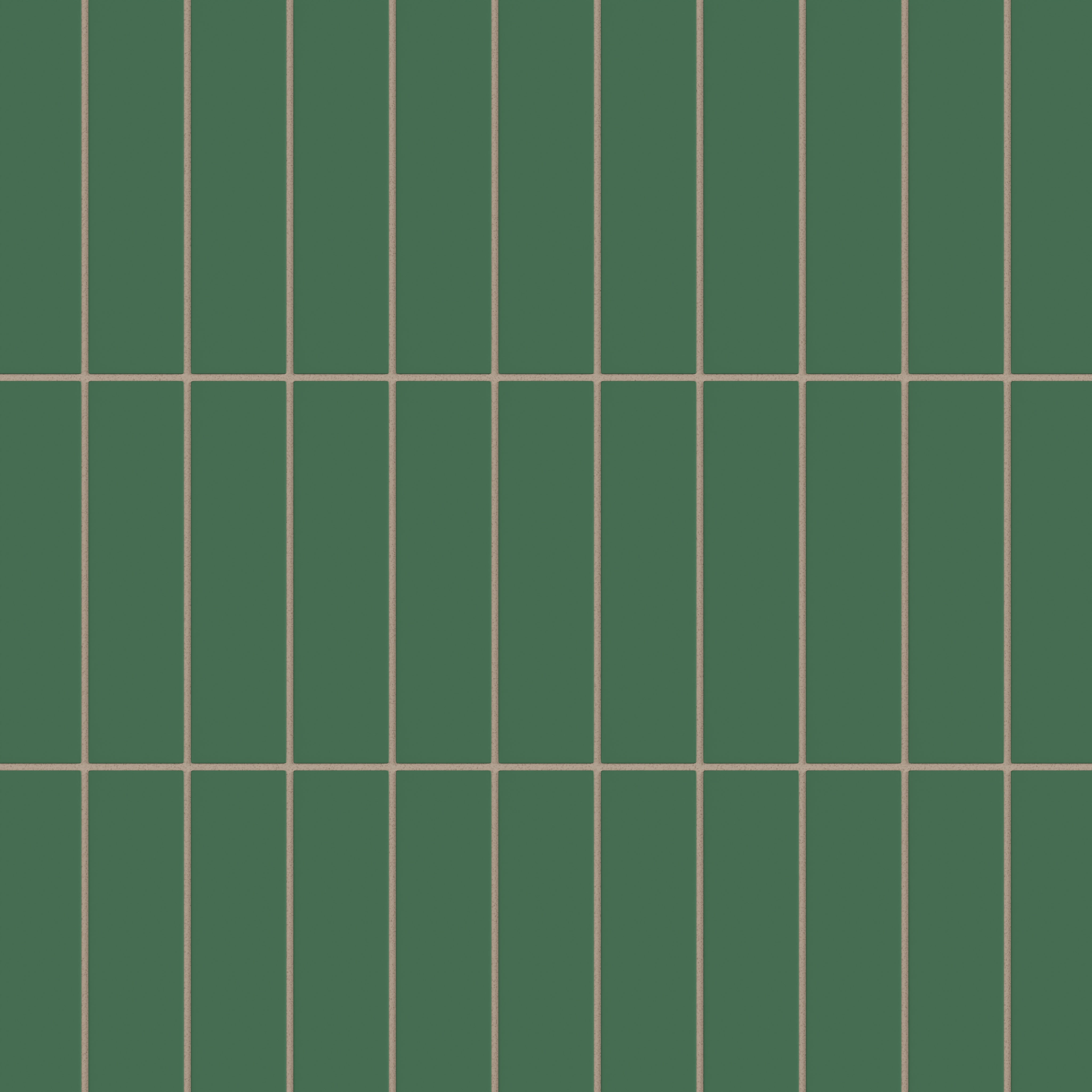 2x8 Natural Press Ceramic Tile in Viridian Matte
