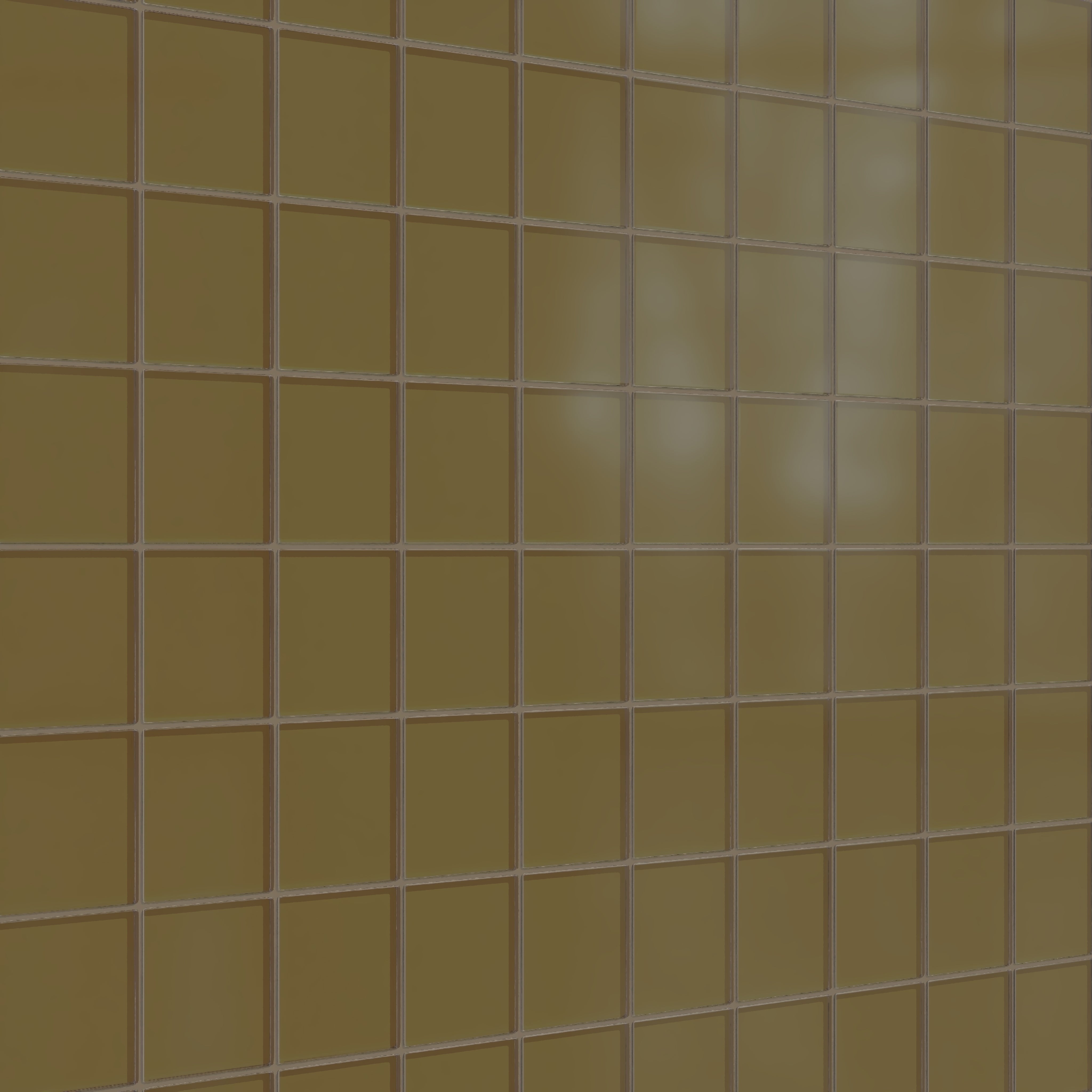 4x4 Glass Tile in Merlin Matte