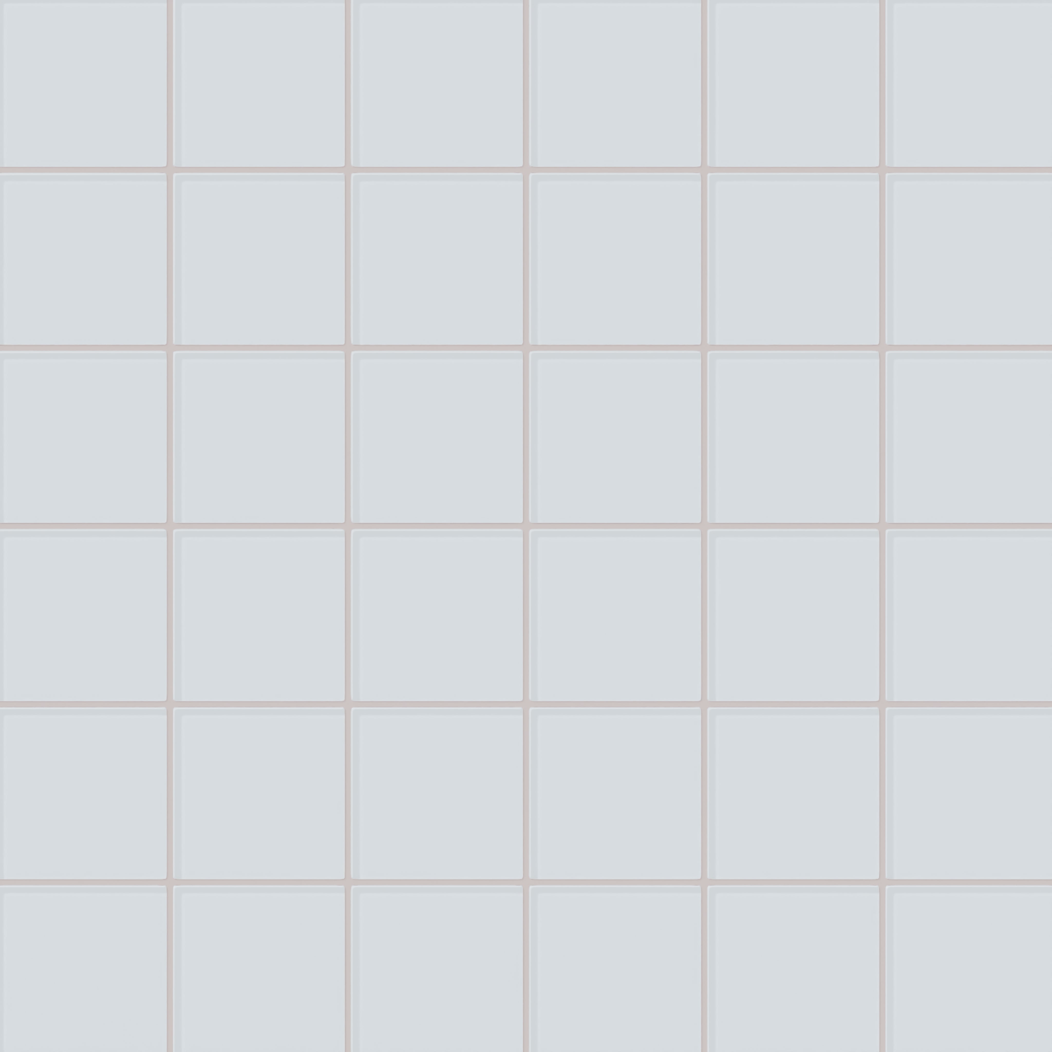 4x4 Glass Tile in Snowy Owl Gloss