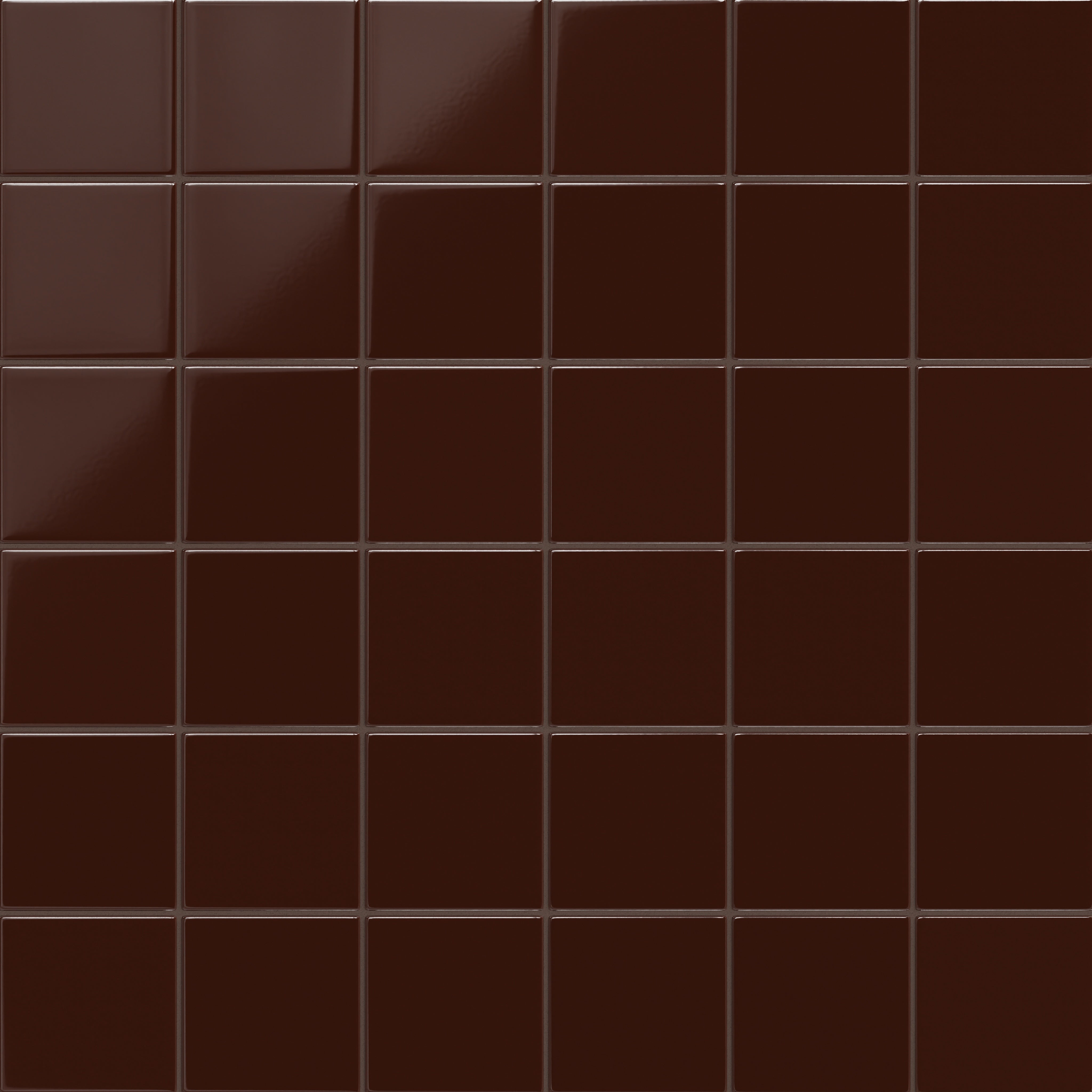 6x6 Original Ceramic Tile in Garnet Gloss