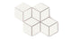 Large Diamond Original Ceramic Tile in Calcite Matte