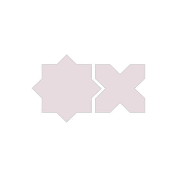Star & Cross Original Ceramic Tile in Evening Glow Matte