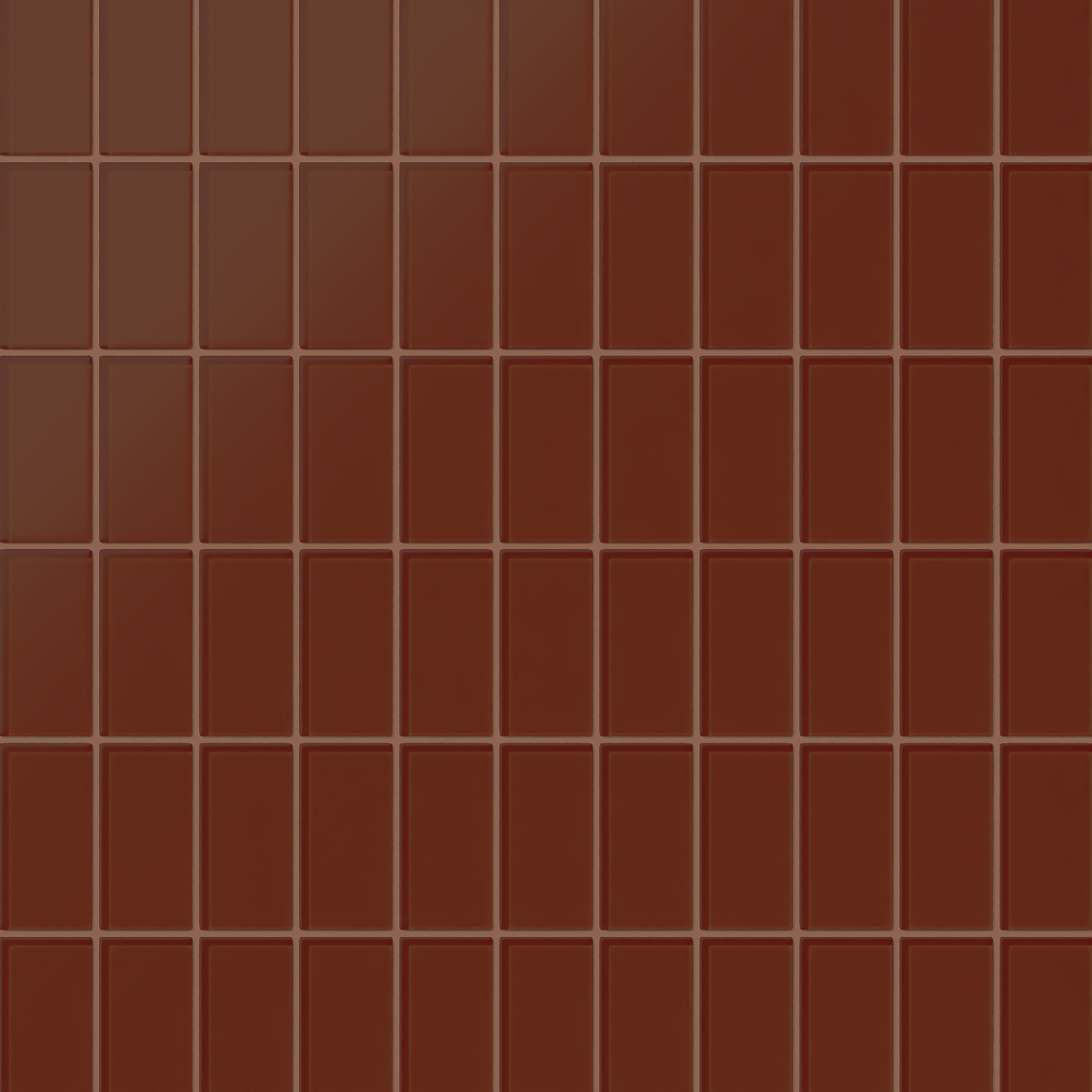 2x4 Straight Set Sheeted Glass Mosaic Tile in Pheasant Matte