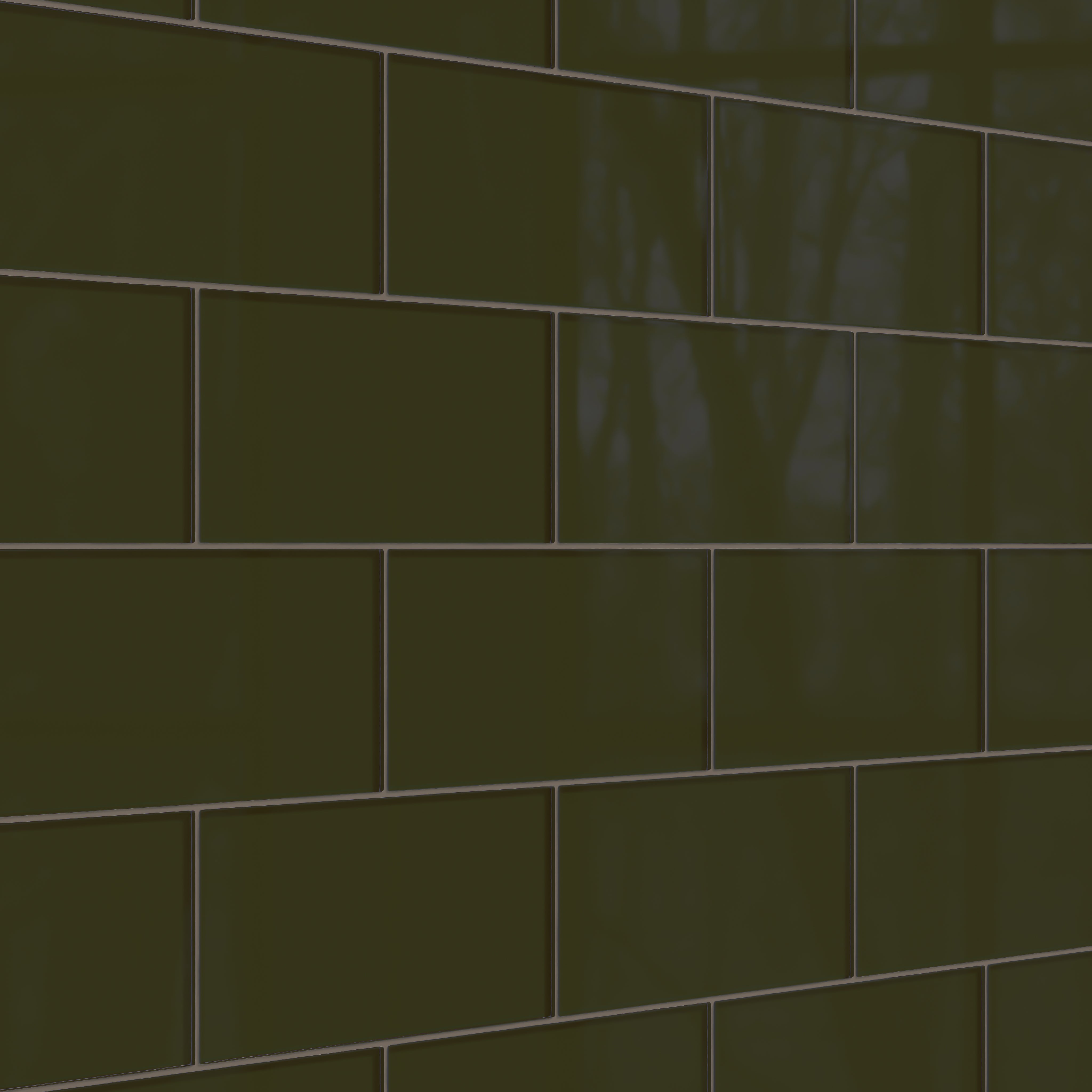 6x12 Glass Tile in Catbird Gloss