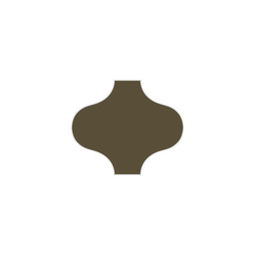 Paseo Original Ceramic Tile in Bonsai Matte