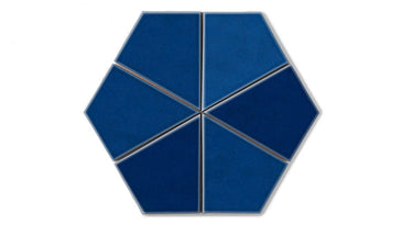 Hexite Original Ceramic Tile in Lake Tahoe Gloss
