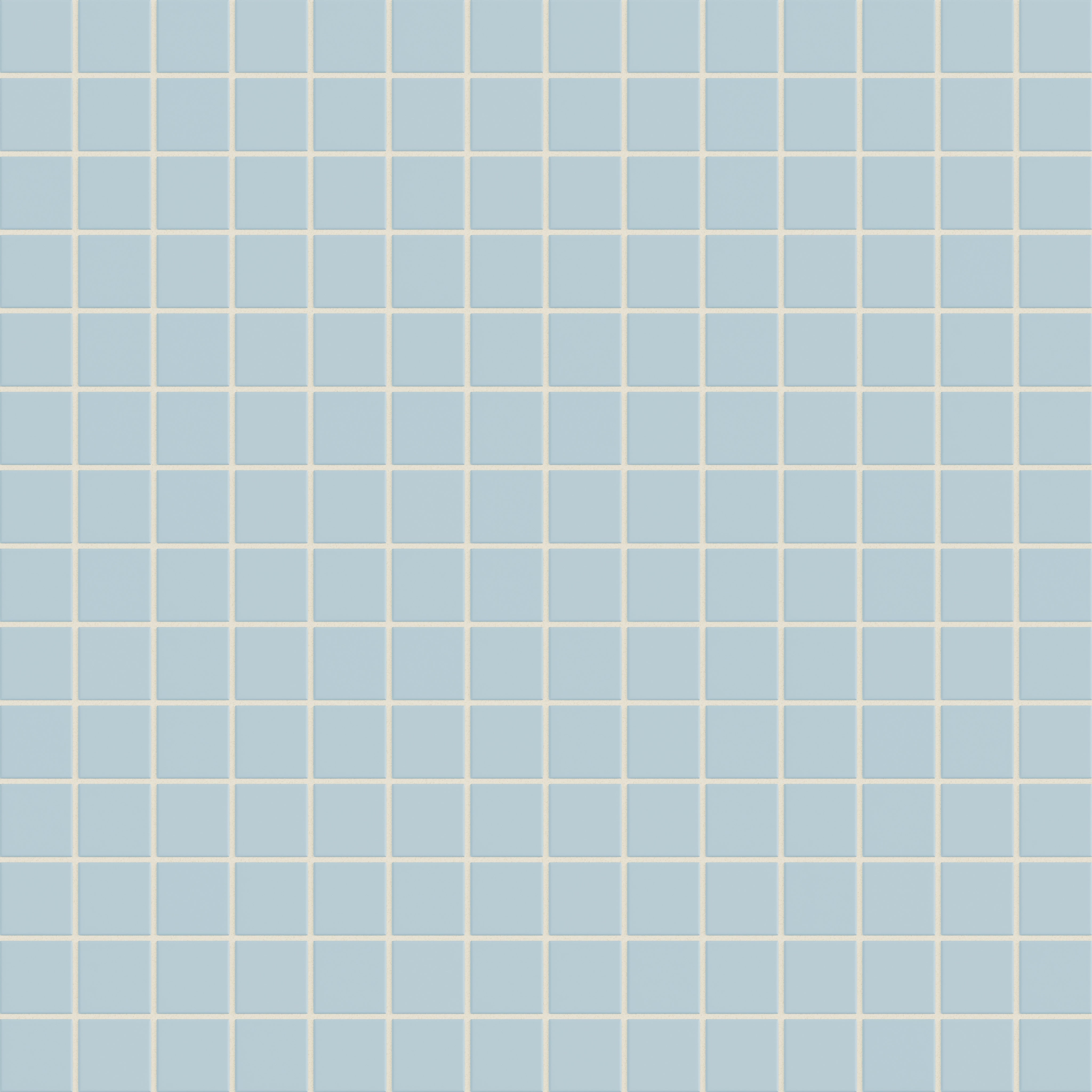 2x2 Straight Set Sheeted Natural Press Ceramic Mosaic Tile in Egyptian Blue Matte