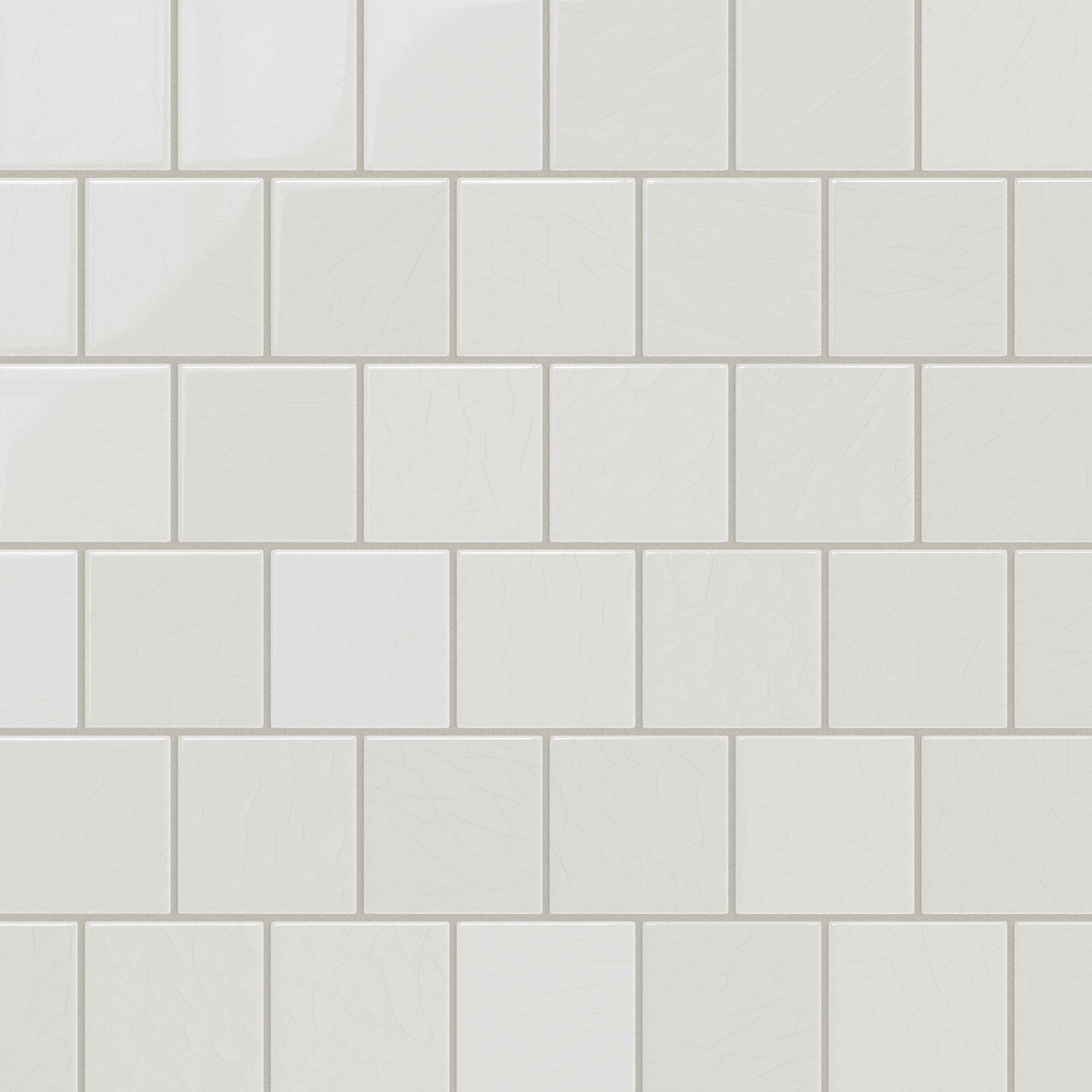 4x4 Original Ceramic Tile in Frost Gloss