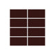 2x4 Straight Set Sheeted Original Ceramic Mosaic Tile in Garnet Matte