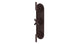 Contour Three Handle Wall Mount Shower Trim with Soft Cross/Soft Lever Handles in Architectural Copper