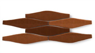 Wave Original Ceramic Tile in Antique