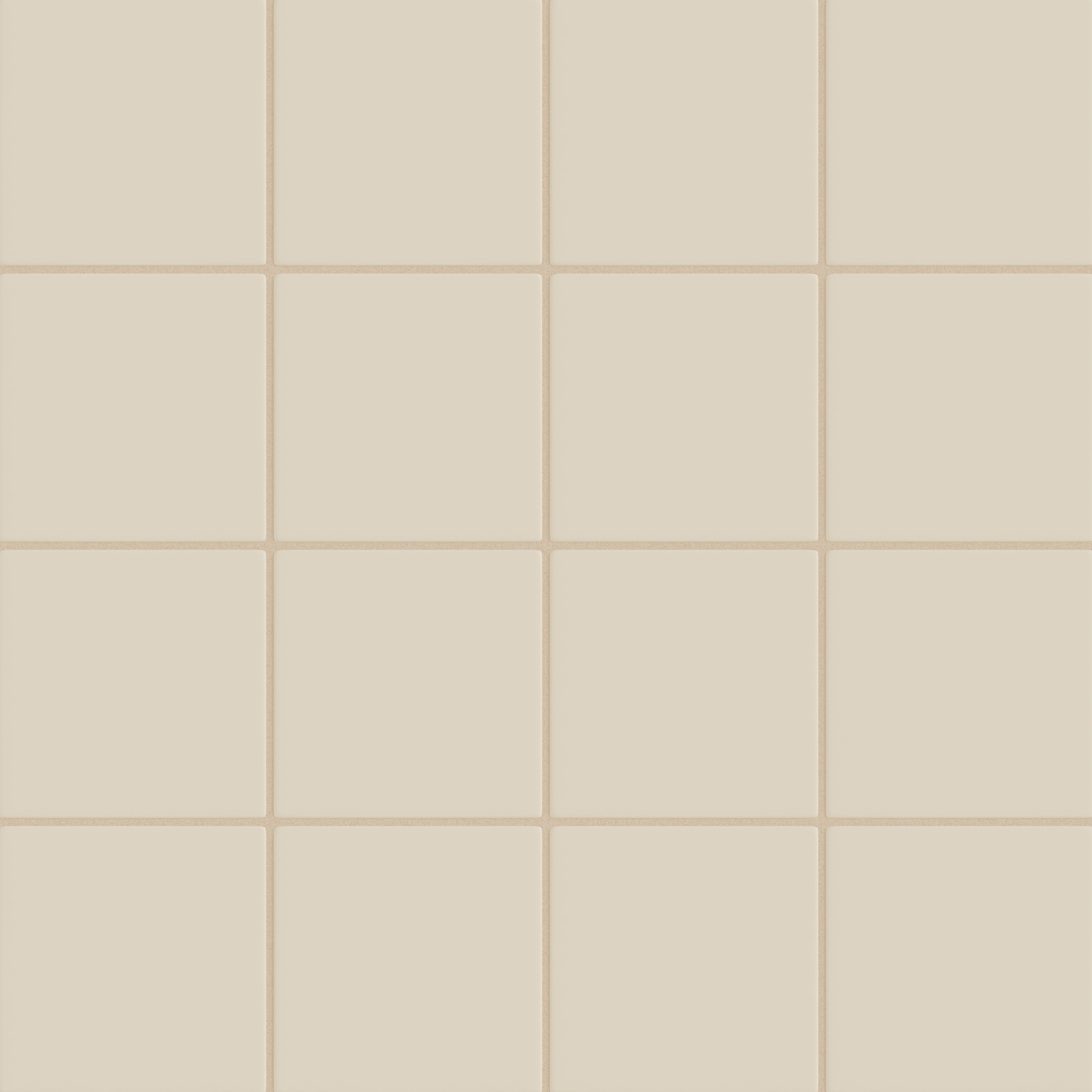 アイカツフレンズ モダンフォール Ivory 6x6 Matte Original Ceramic Tile - Fireclay Tile