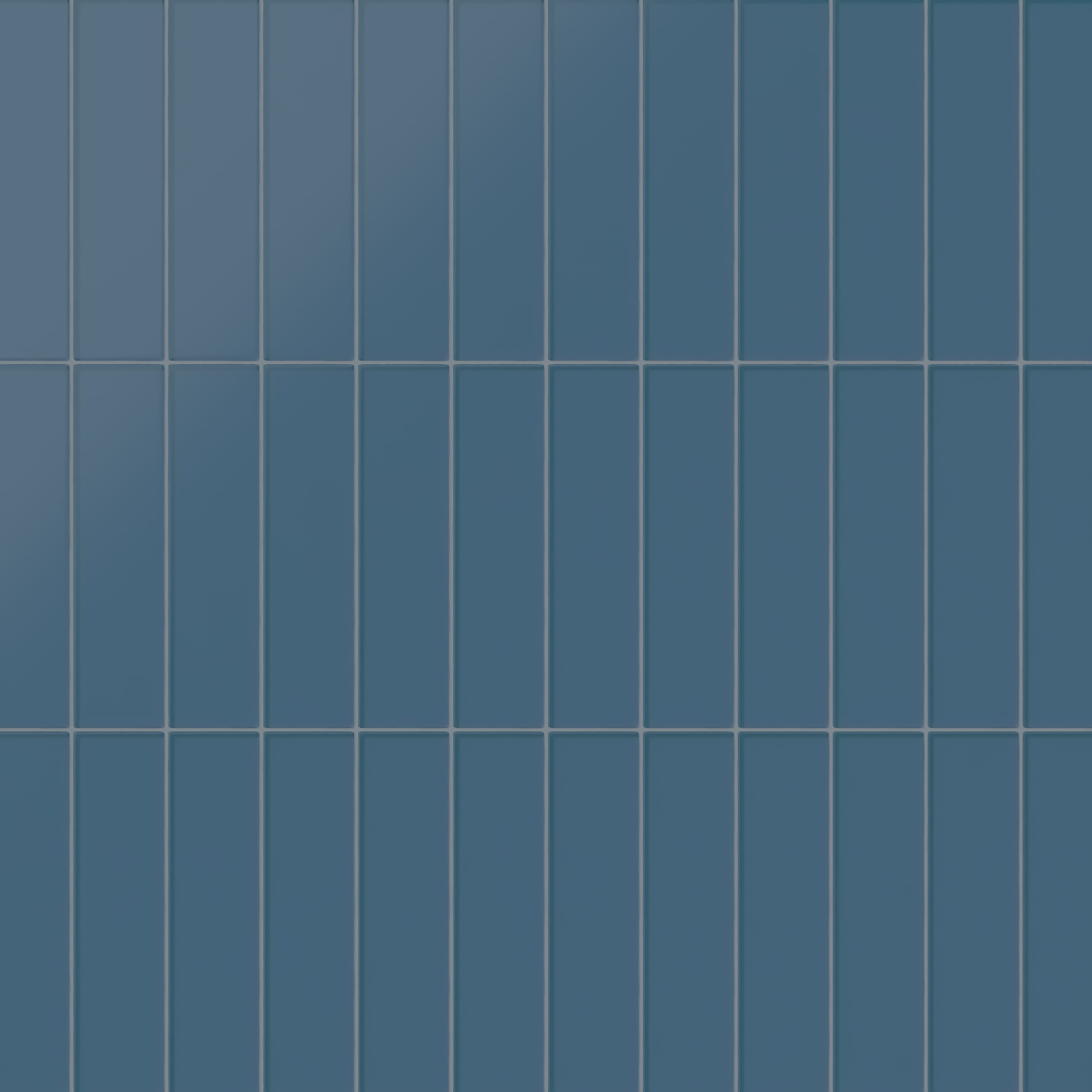 Quick Ship 3x12 Glass Tile in Blue Jay Matte