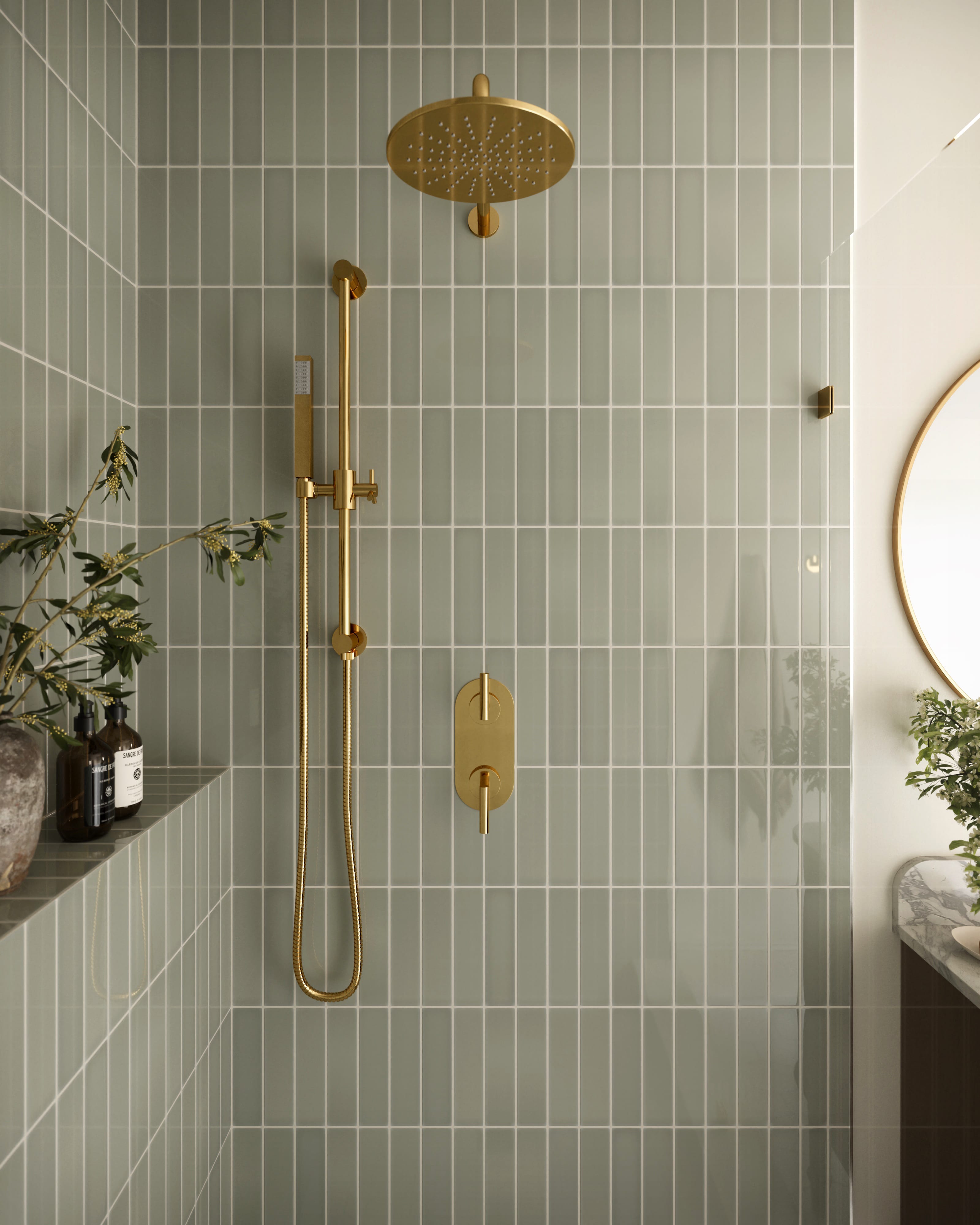 Quick Ship 2x8 Natural Press Ceramic Tile in Manzanita Gloss