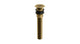 Lavatory Faucet Grid Drain - Less Overflow in Uncoated Polished Brass