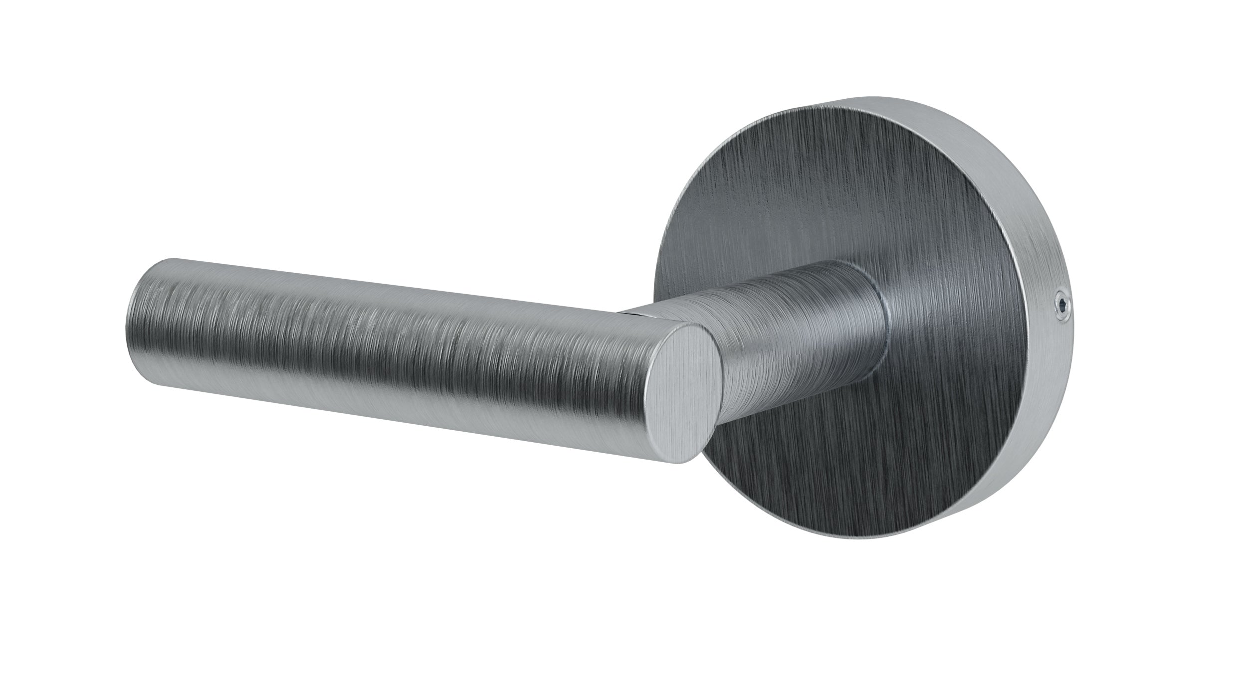 Contour One Handle Wall Mount Diverter/Volume Control Shower Trim with Soft Lever Handle in Satin Chrome