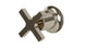 Emerson One Handle Wall Mount Diverter/Volume Control Shower Trim with Classic Cross Handle in Polished Nickel