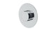 Foundry One Handle Wall Mount Shower Trim with Barrel Knob Handle in Polished Chrome