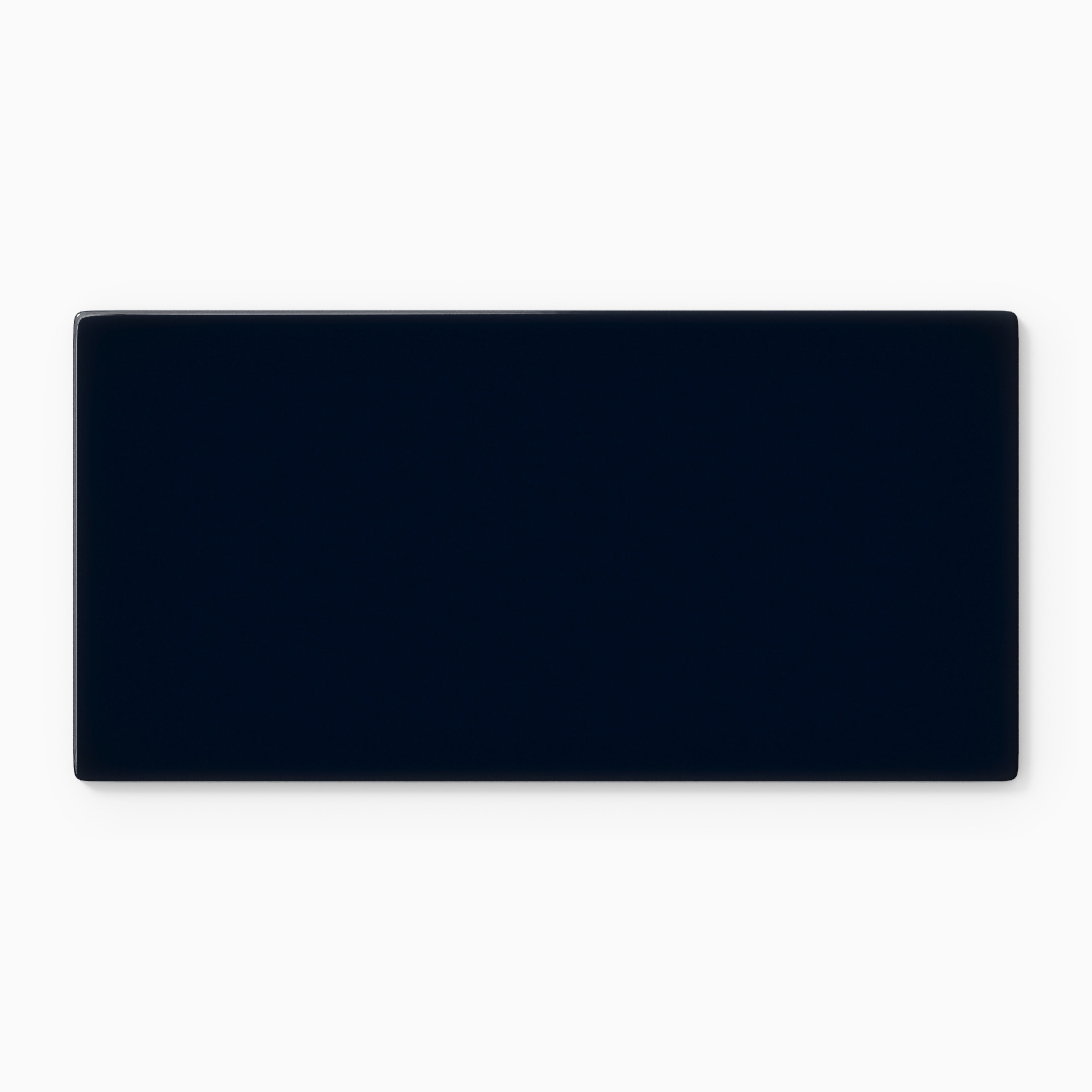 6x12 Original Ceramic Tile in Navy Blue Gloss