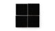 4x4 Original Ceramic Tile in Raven Gloss