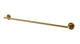 Contour Towel Bar 30" in Polished Brass