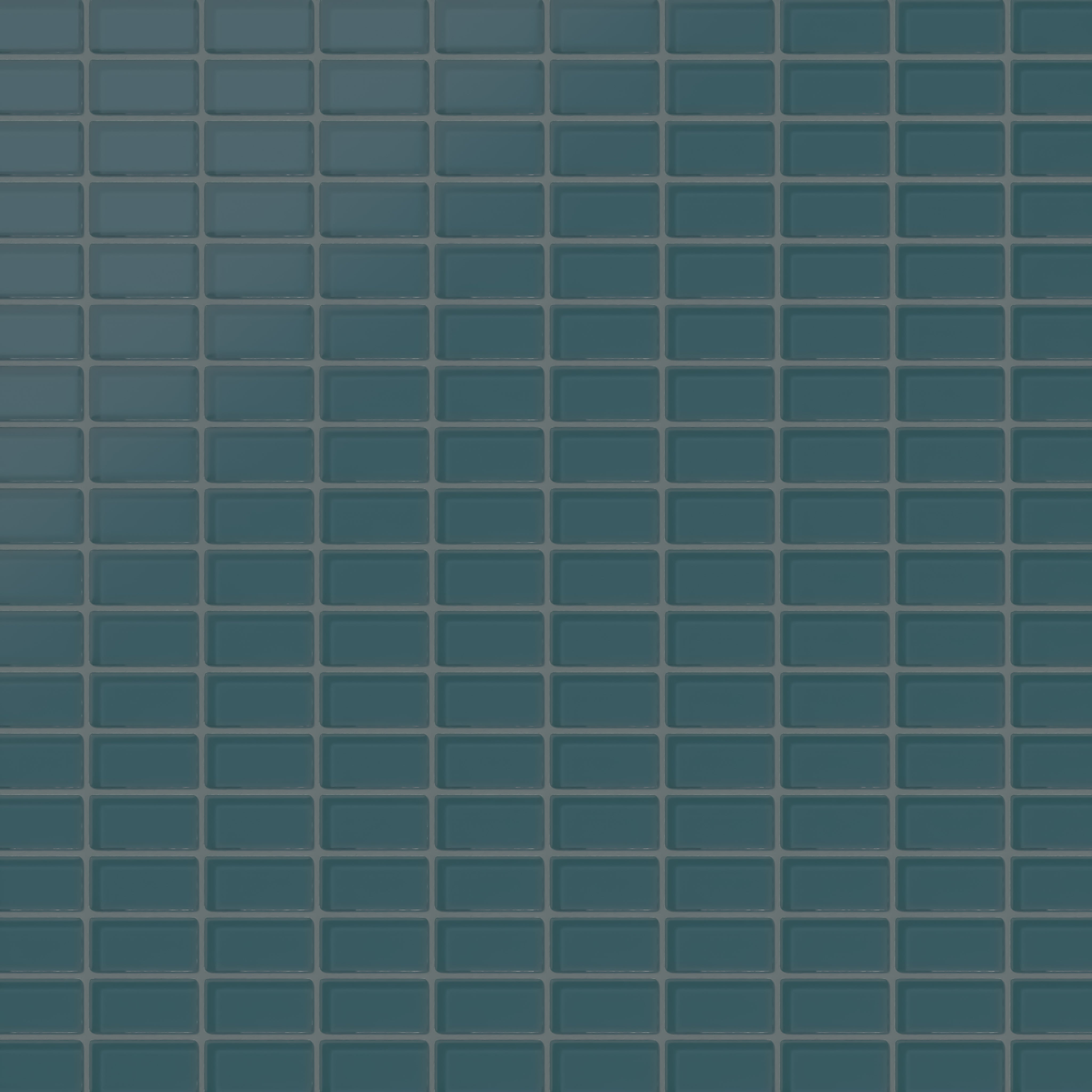 1x2 Straight Set Sheeted Glass Mosaic Tile in Magpie Matte