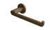 Foundry Single Post Paper Holder in Antique Brass