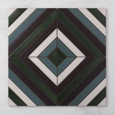 8x8 Handpainted Sample Grove  in Cool Motif