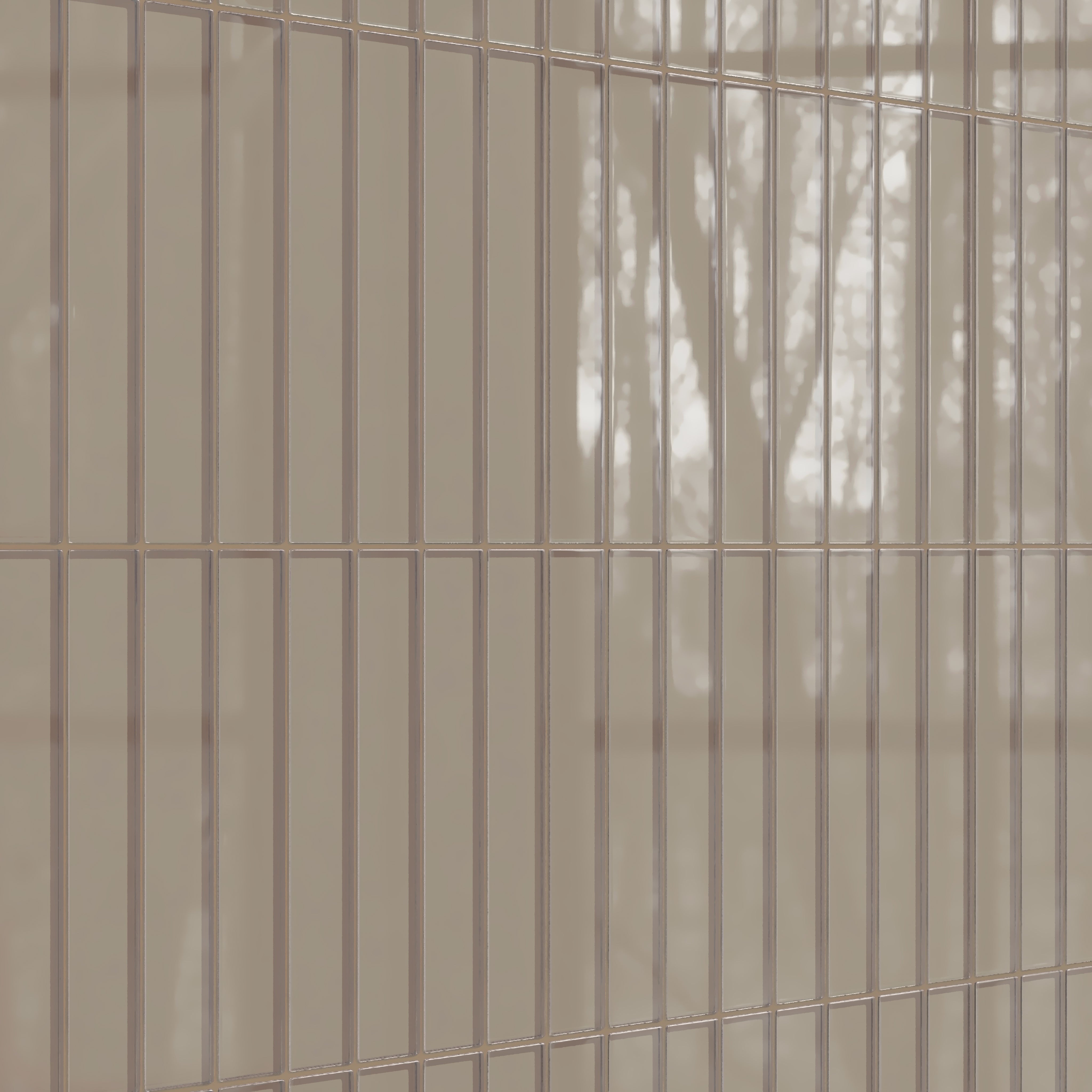 2x12 Glass Tile in Quail Gloss