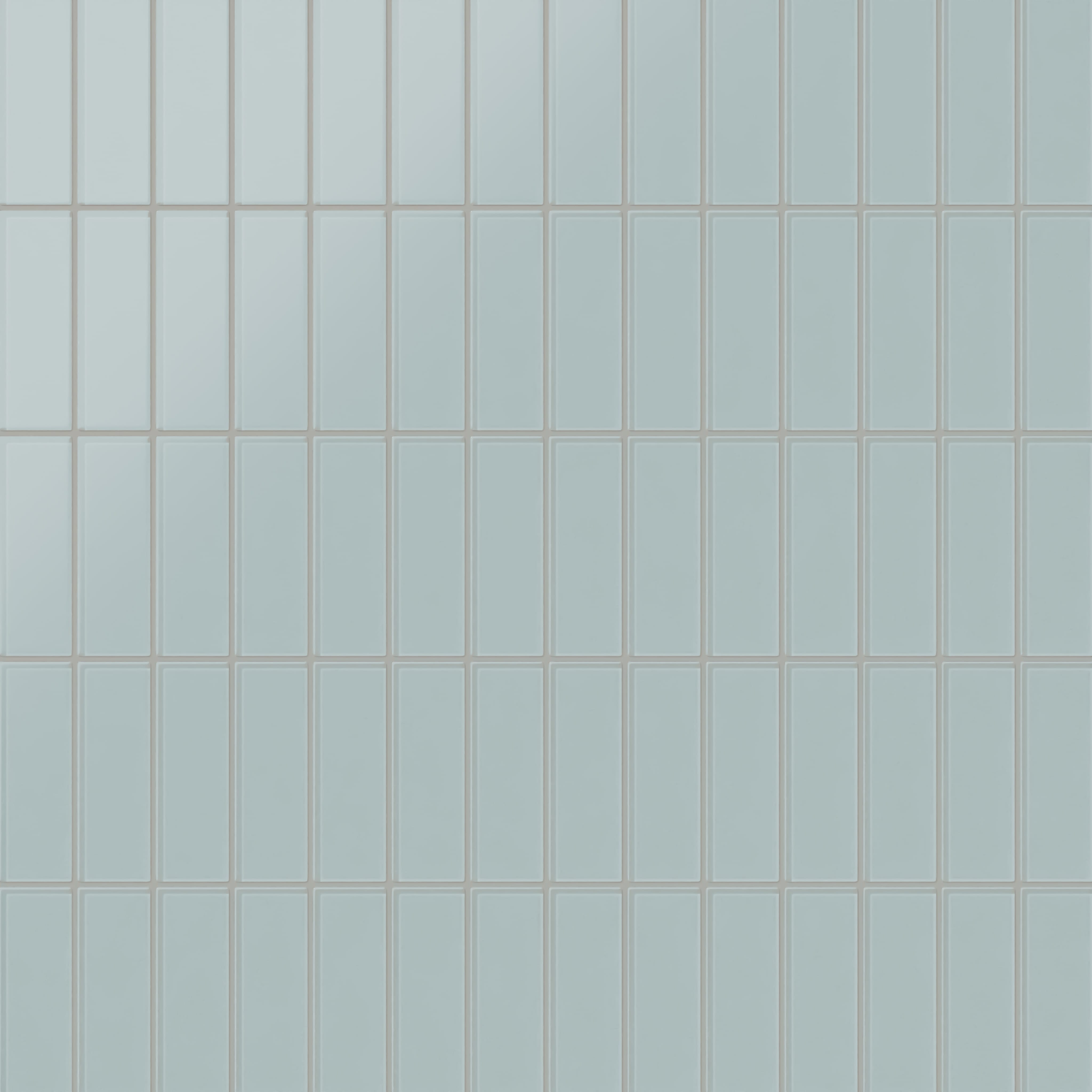 Quick Ship 2x6 Glass Tile in Great Blue Heron Matte