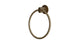 Foundry Towel Ring in Antique Brass
