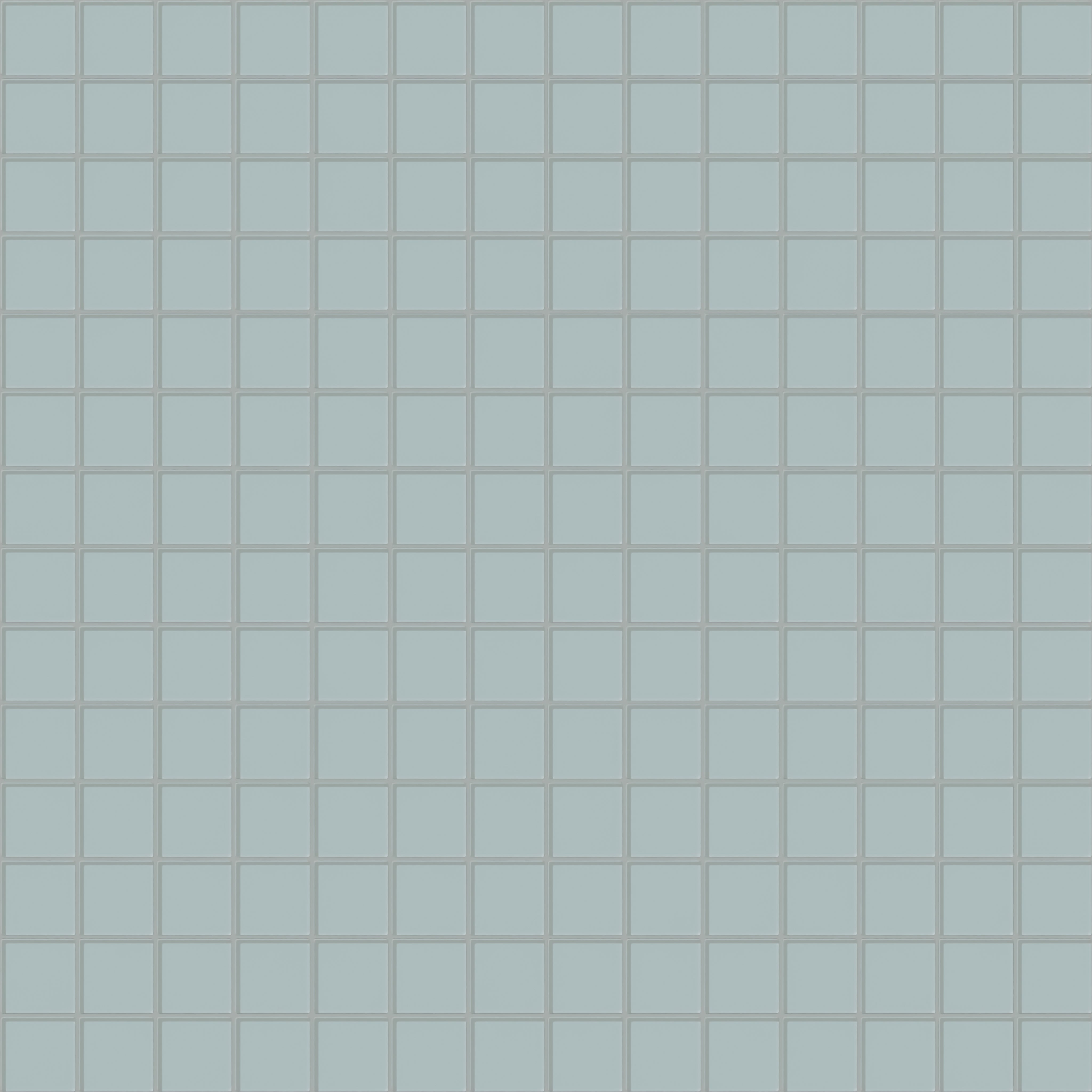 3x3 Straight Set Sheeted Glass Mosaic Tile in Great Blue Heron Gloss