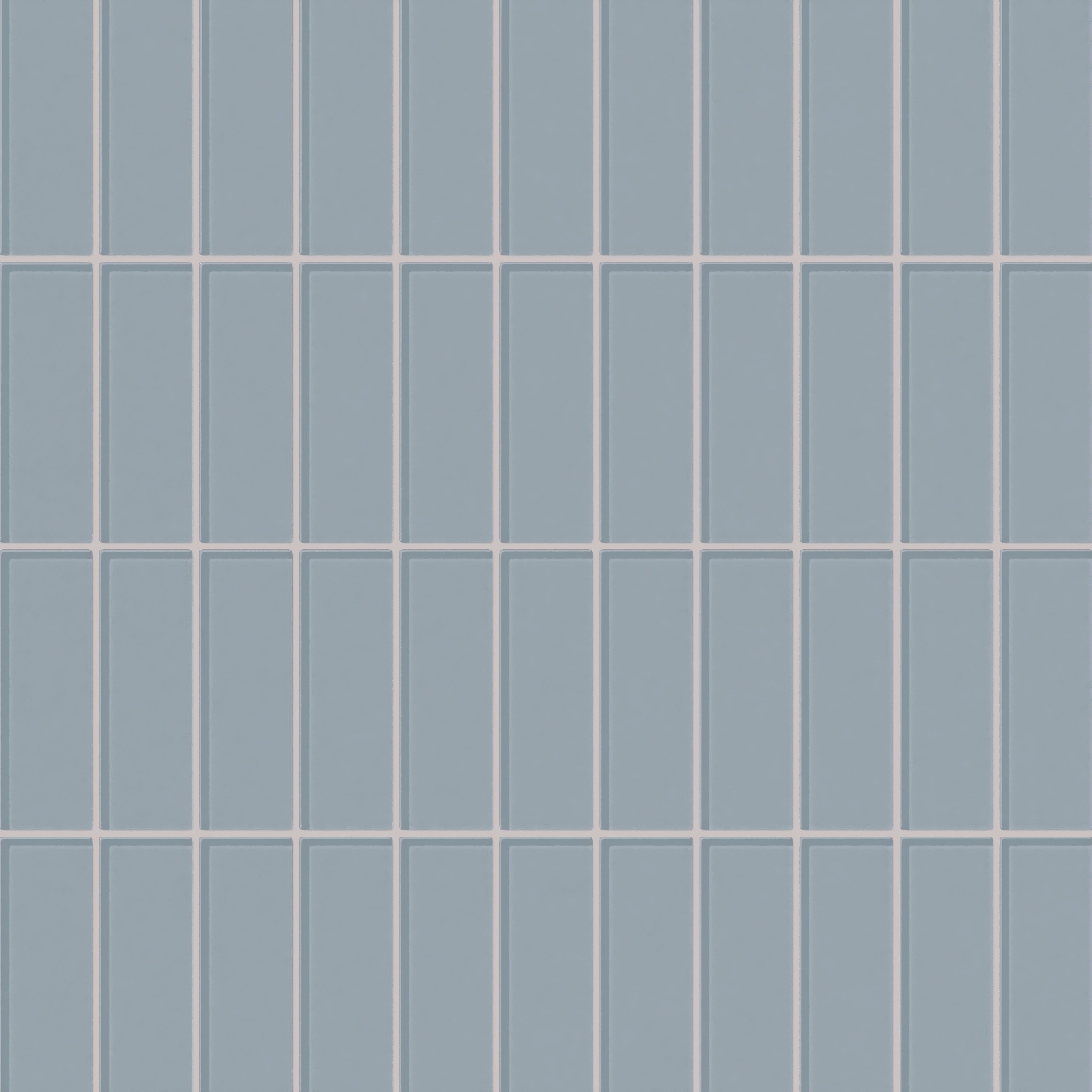 2x6 Glass Tile in Pinyon Jay Gloss