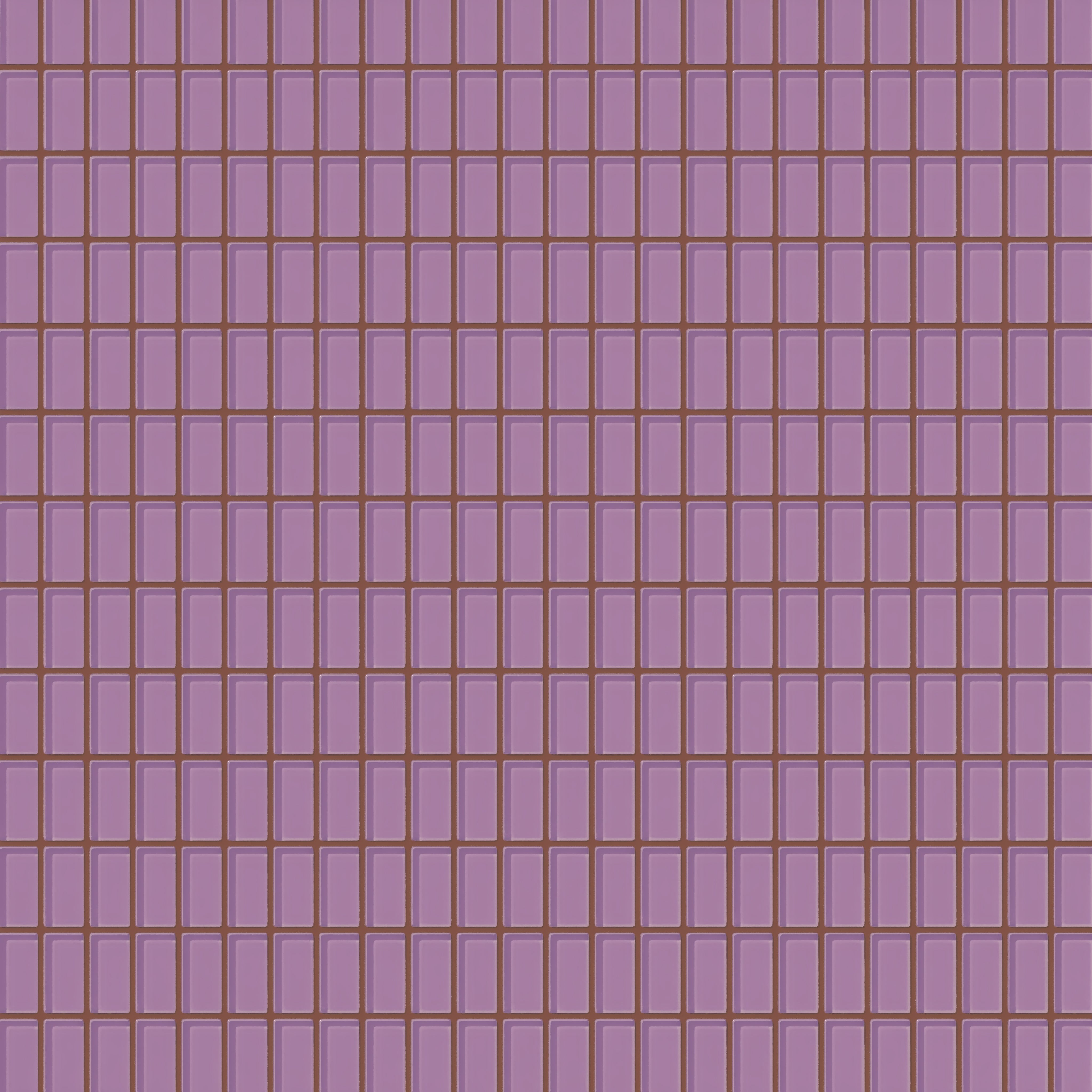 1x2 Straight Set Sheeted Glass Mosaic Tile in Waxbill Gloss