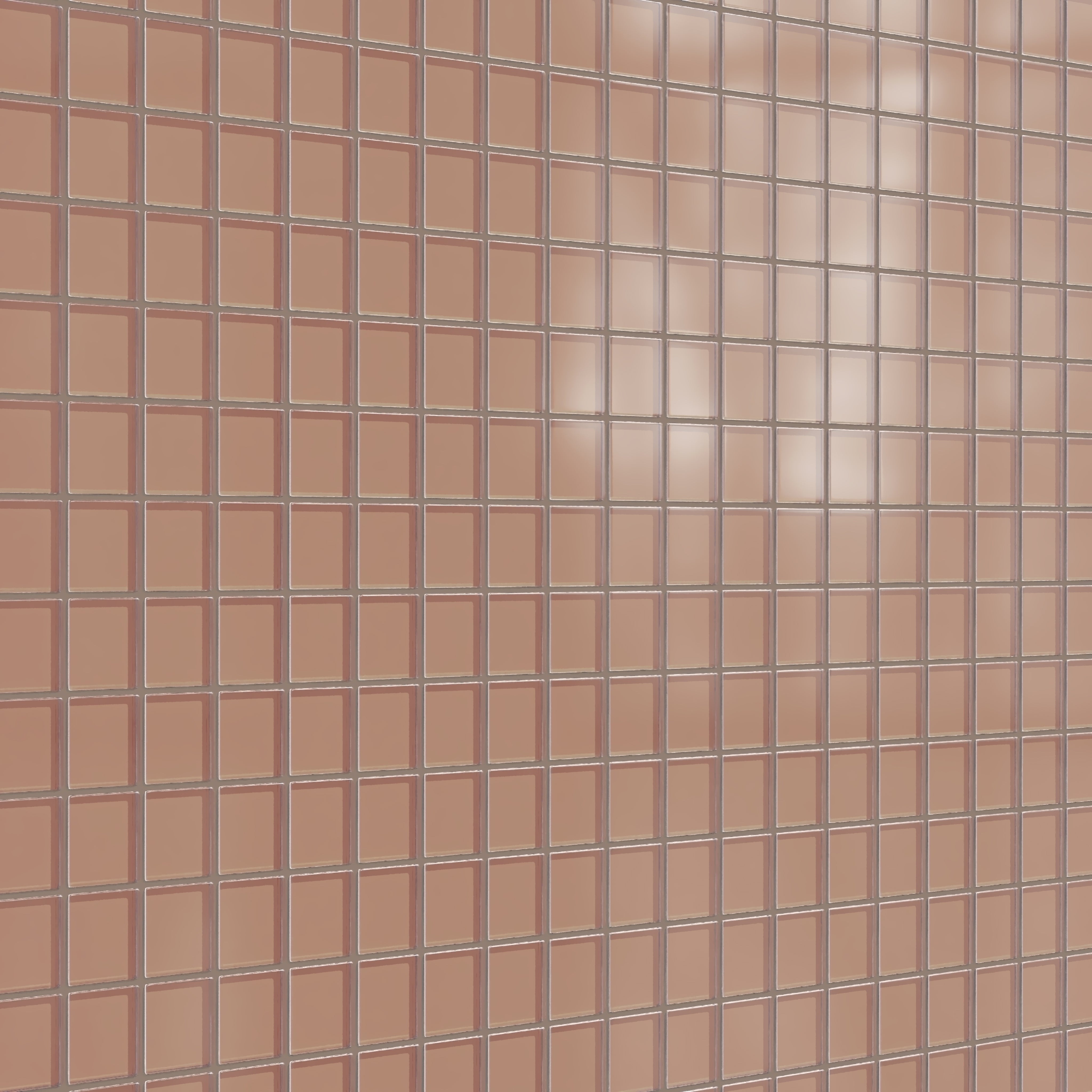 2x2 Straight Set Sheeted Glass Mosaic Tile in Sora Matte