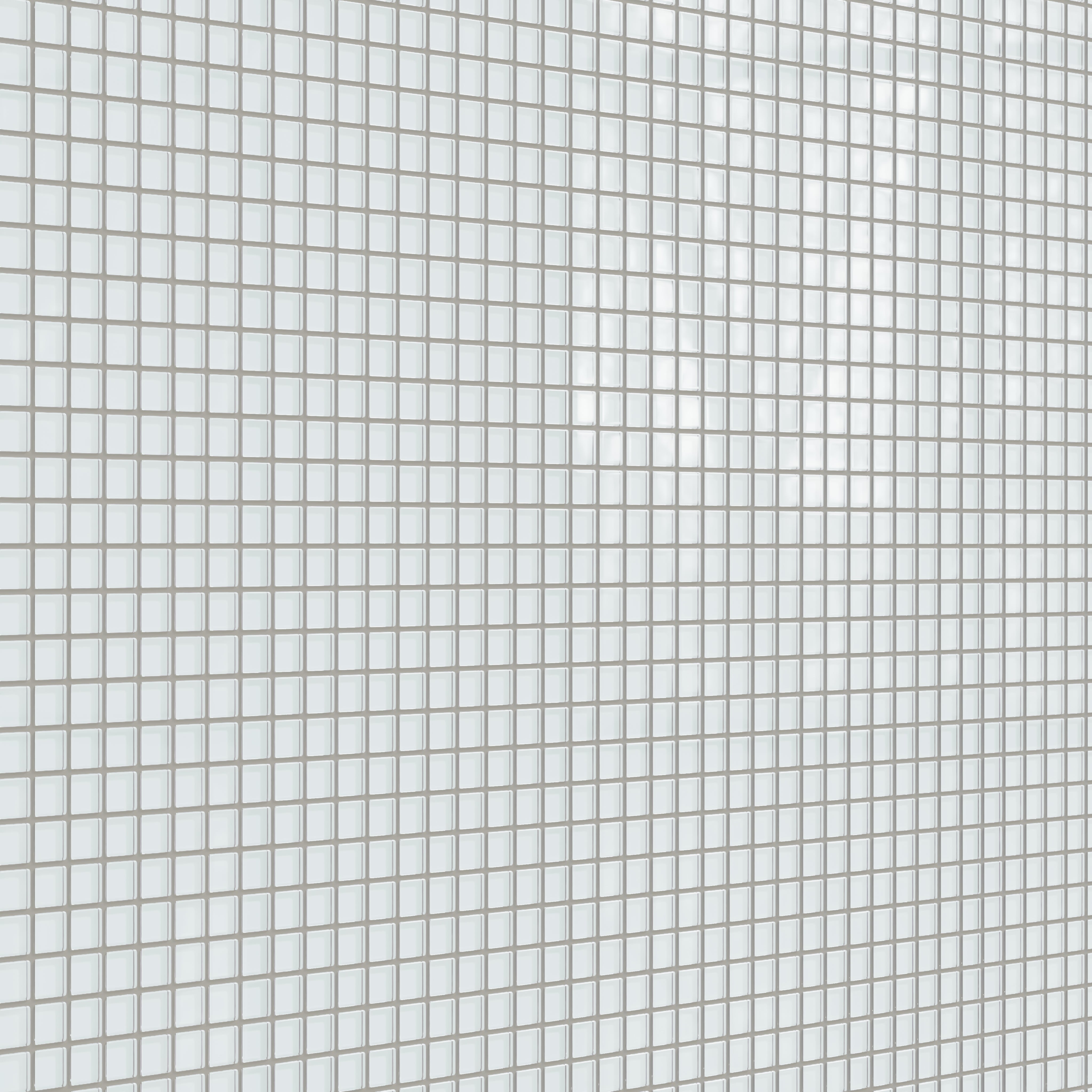 1x1 Straight Set Sheeted Glass Mosaic Tile in Warbler Gloss