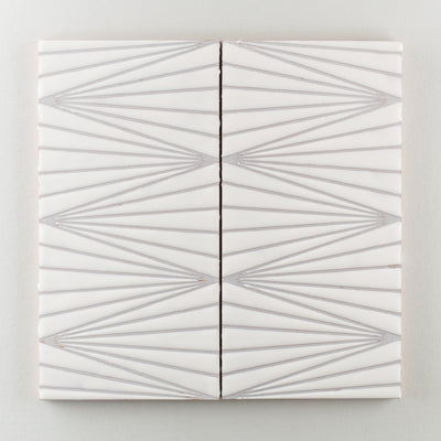 6x12 Handpainted Sample Isosceles  in Neutral Motif