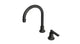 Emerson One Handle Deck Mount Gooseneck Lavatory Faucet with Classic Lever Handle in Oil Rubbed Bronze