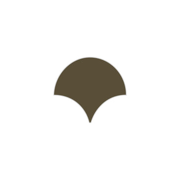 Ogee Drop Original Ceramic Tile in Bonsai Matte