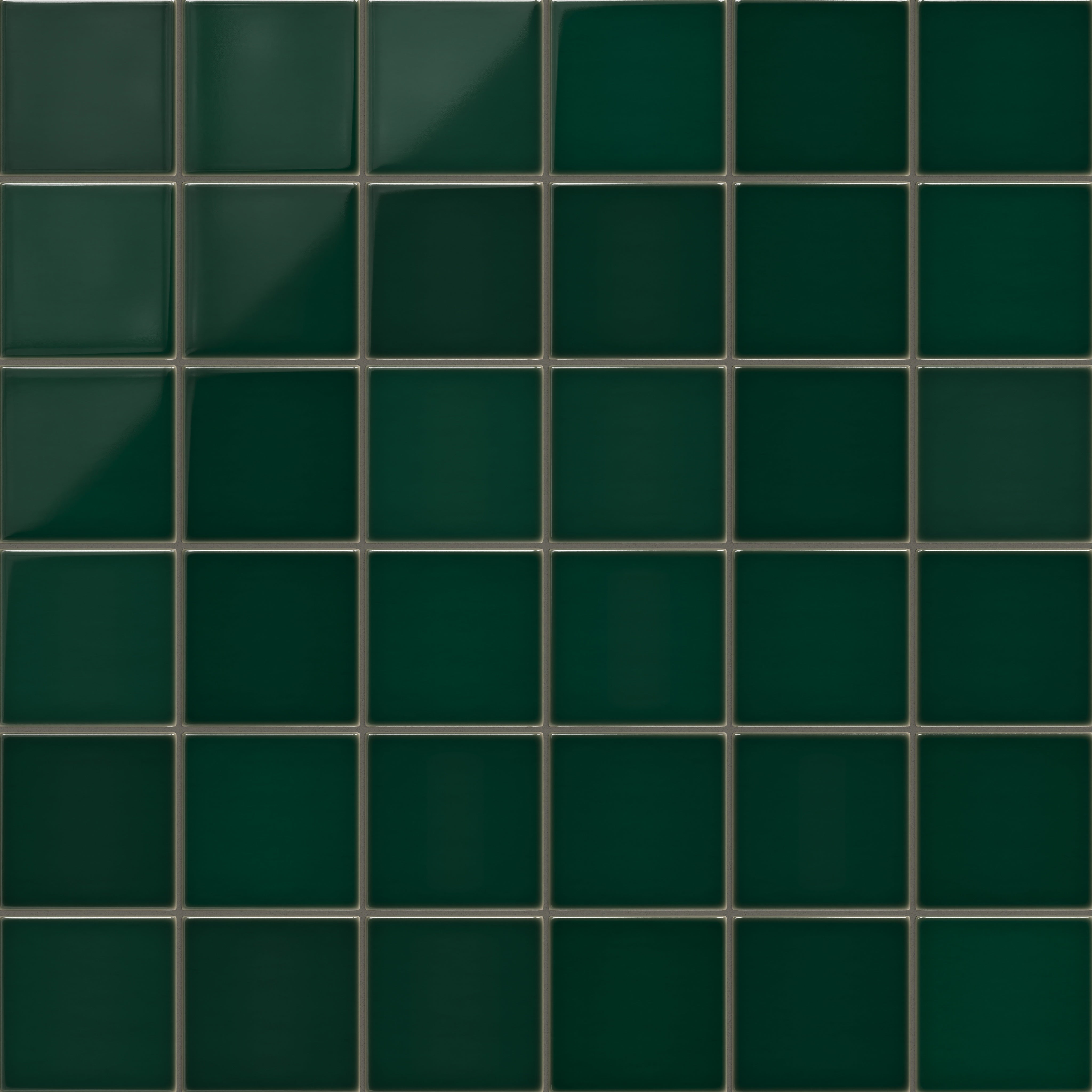 6x6 Original Ceramic Tile in Evergreen Gloss