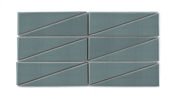 Right Scalene Triangle Original Ceramic Tile in Flagstone Matte