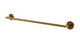 Contour Towel Bar 24" in Uncoated Polished Brass