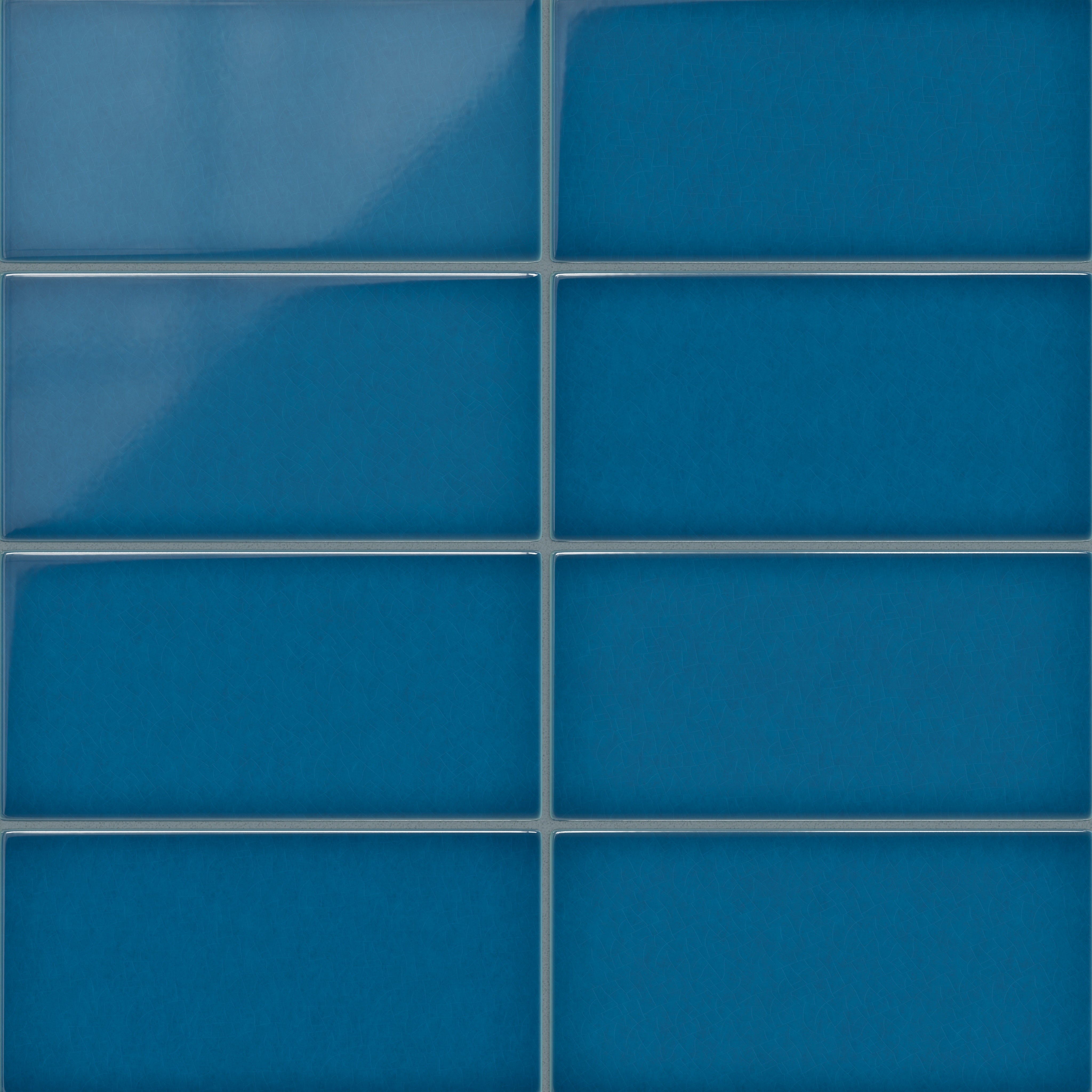 Adriatic Sea 6x12 Gloss Original Ceramic Tile - Fireclay Tile