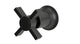 Emerson One Handle Wall Mount Diverter/Volume Control Shower Trim with Defined Cross Handle in Oil Rubbed Bronze