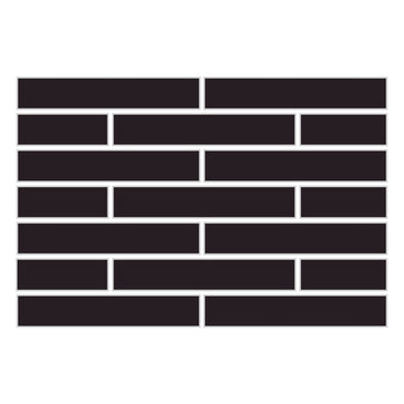 1x6 Half Offset Sheeted Original Ceramic Mosaic Tile in Burnt Umber